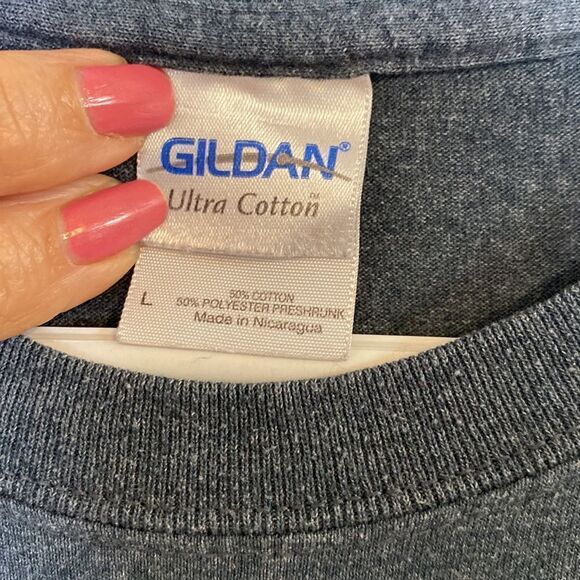 Men’s Large Gray Tee Shirt Boston Beer - Picture 3 of 4